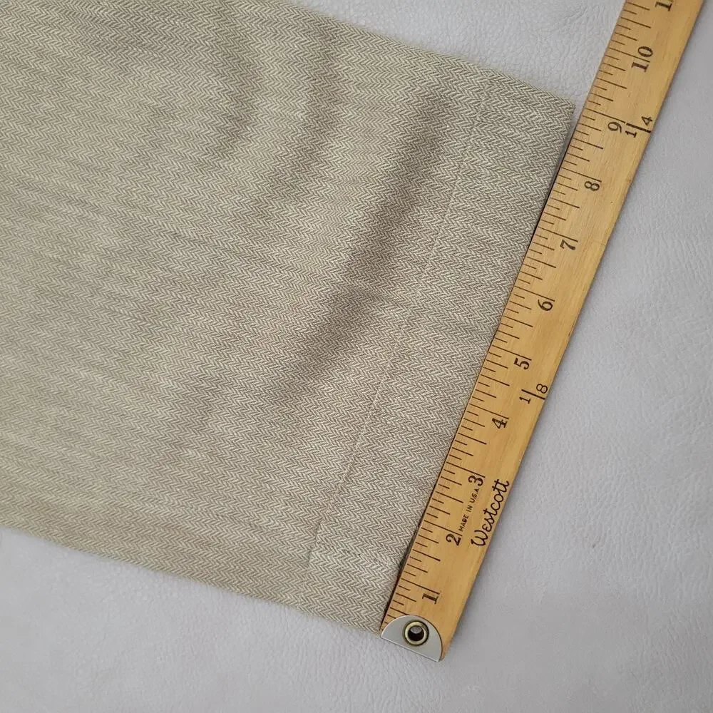 VINTAGE Polo Ralph Lauren Whipcord Trousers Size Cotton Cuffed Pants Size 36x30 - Picture 10 of 13